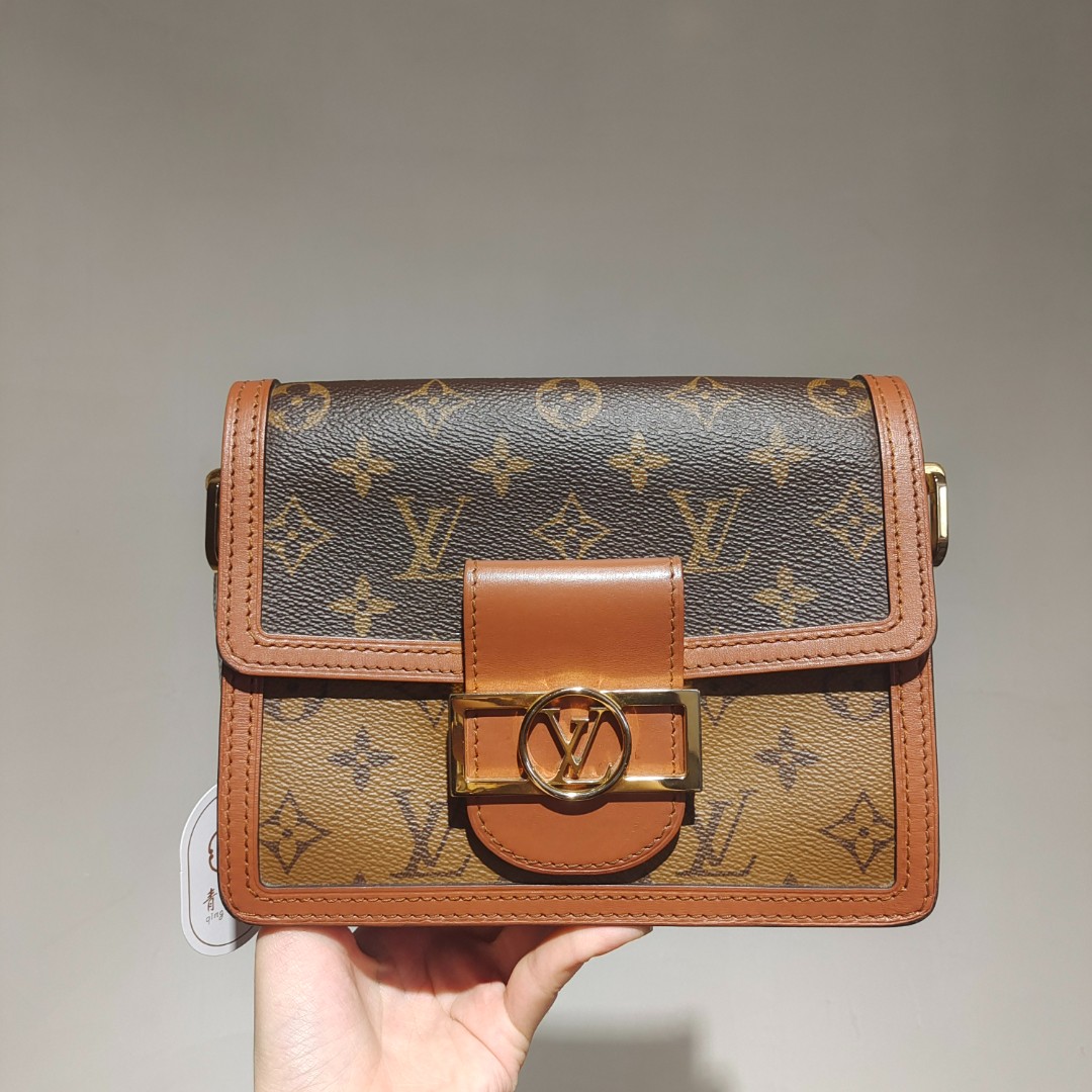 95新 LouisVuitton/路易威登 青奢荟/经典达芙妮小号单肩包/91405