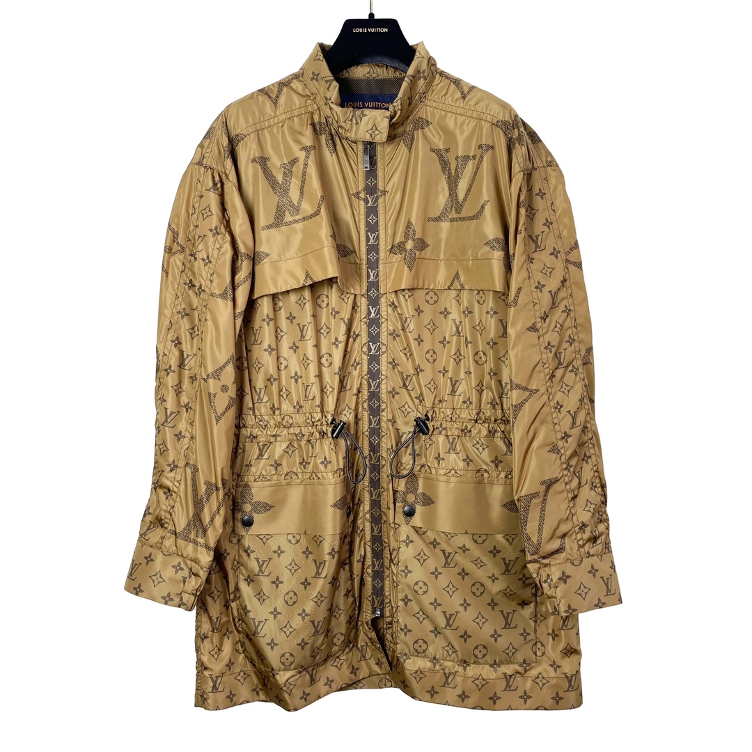 99新 LouisVuitton/路易威登 青奢荟/38码/棕风衣薄款外套//45237