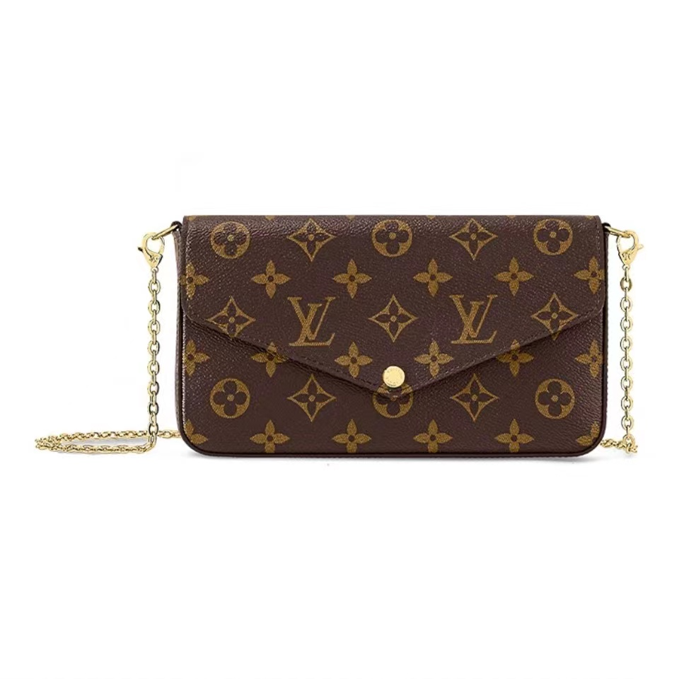 未使用 LouisVuitton/路易威登 青奢荟/lv老花三合一链条包/85933