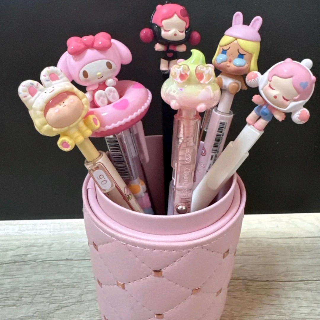 网红萌粒笔  中性笔  自动铅笔