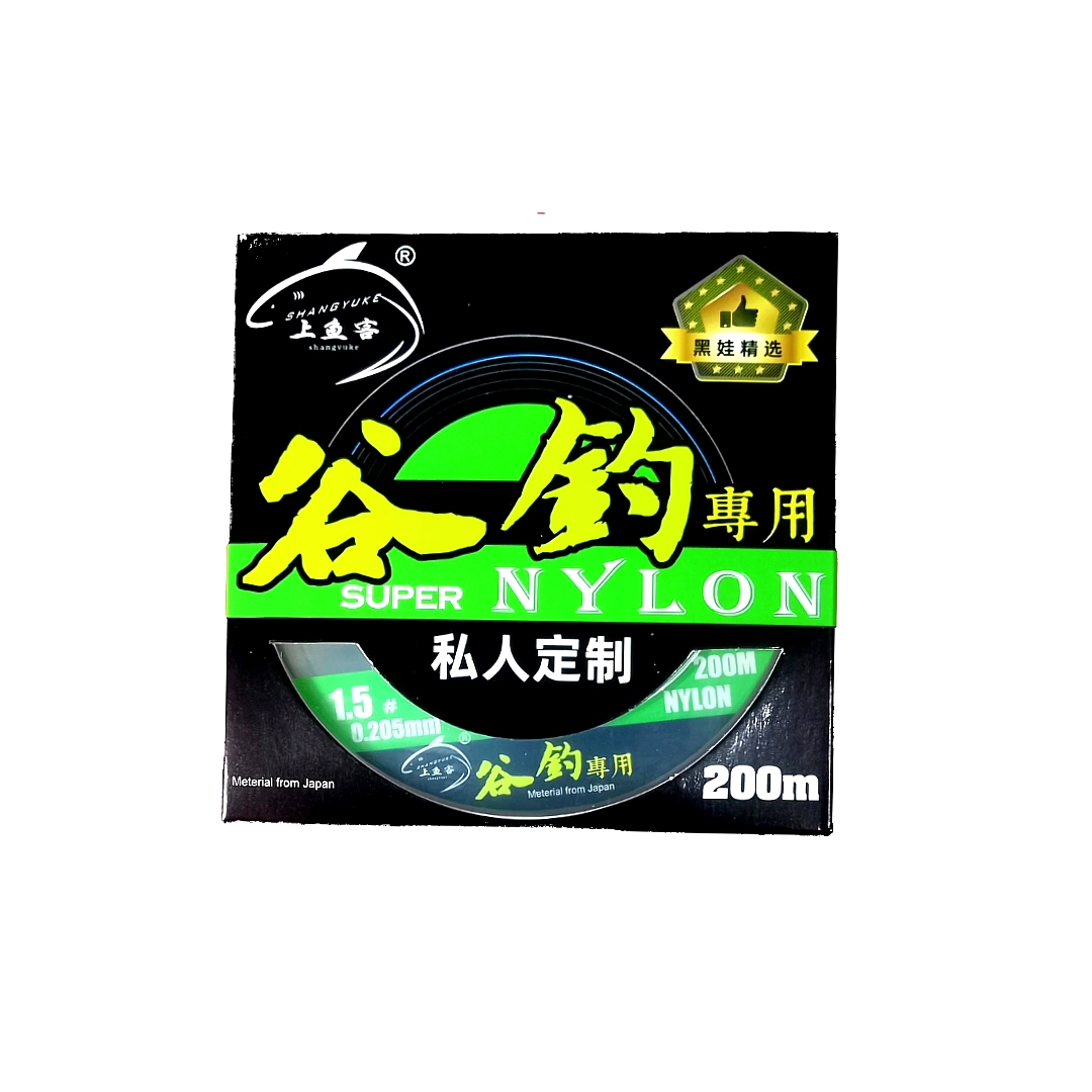 上鱼客上鱼客谷麦专用定制线200米精选专用鱼线抗卷柔软大拉力