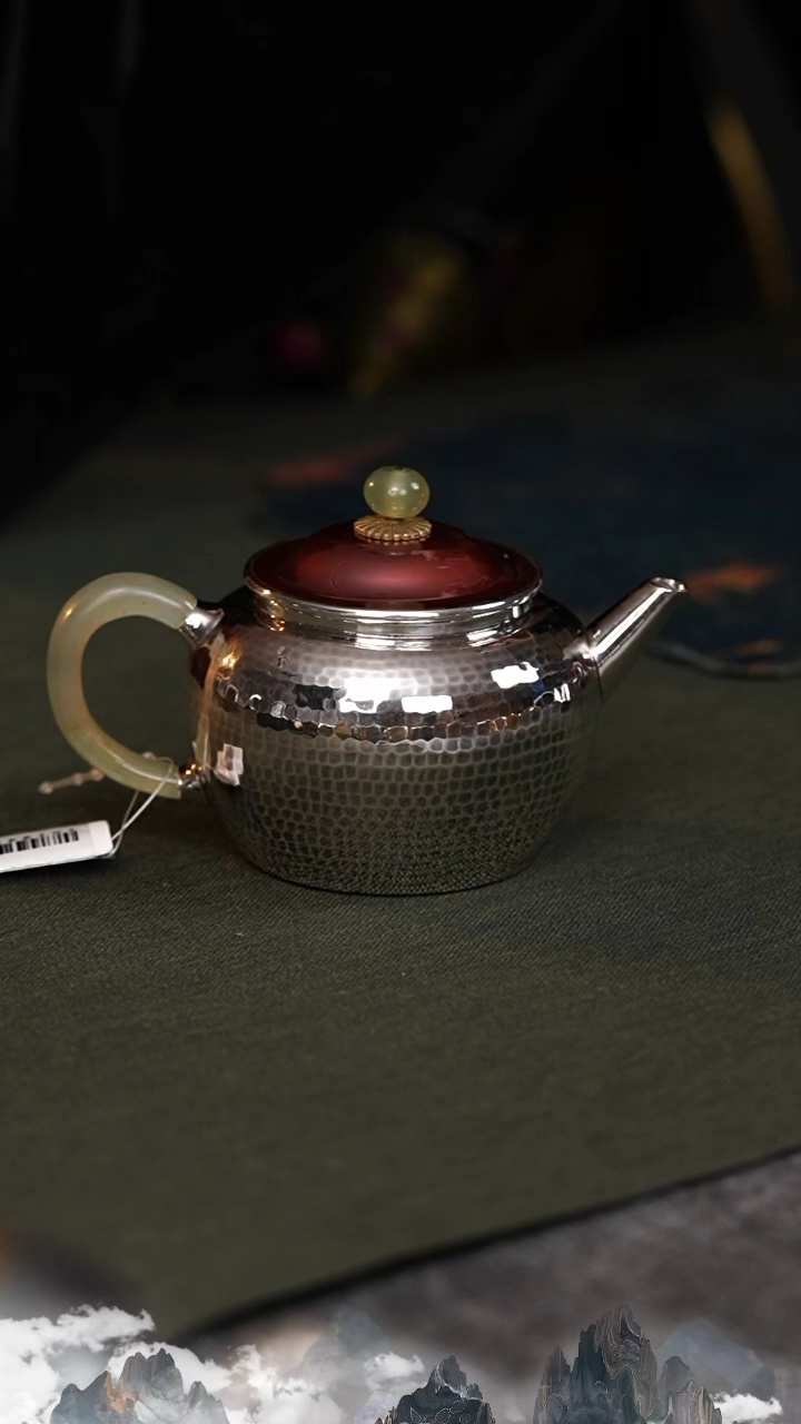 【闪购商品】足银999泡茶壶