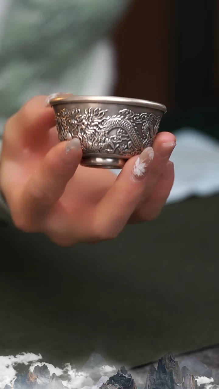 【闪购商品】足银999银龙杯