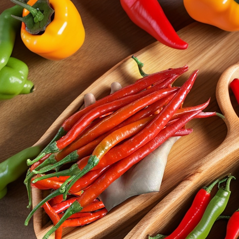 贵州红二荆条辣椒新鲜蔬菜红线椒尖椒中辣红椒红海椒剁椒专用