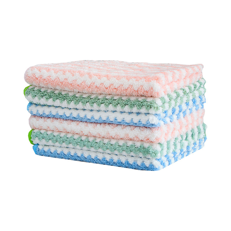 洗碗布厨房抹布家务清洁懒人加厚擦手不易掉毛不易沾油吸水洗碗巾