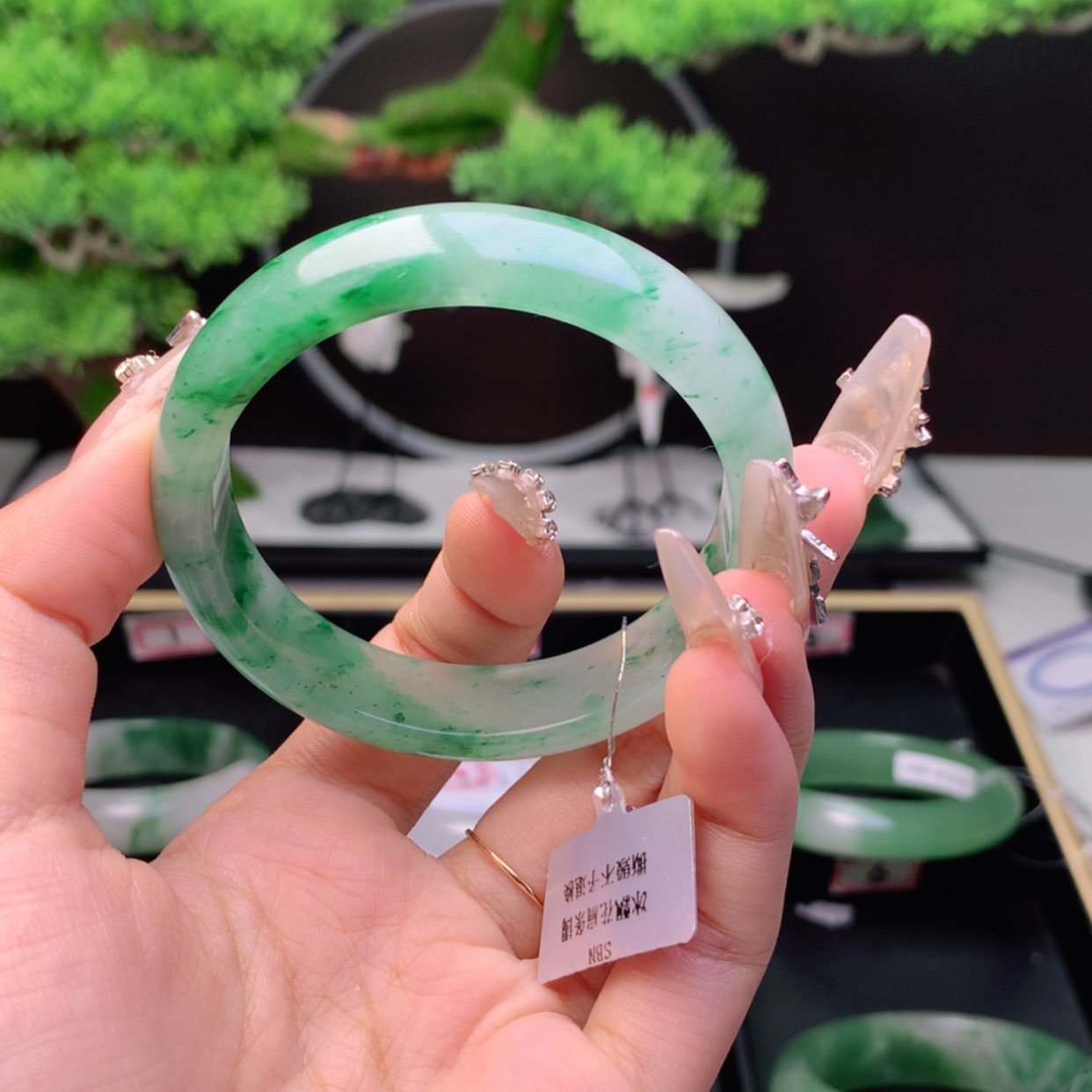【闪购商品】石英质玉手镯未镶嵌用****8