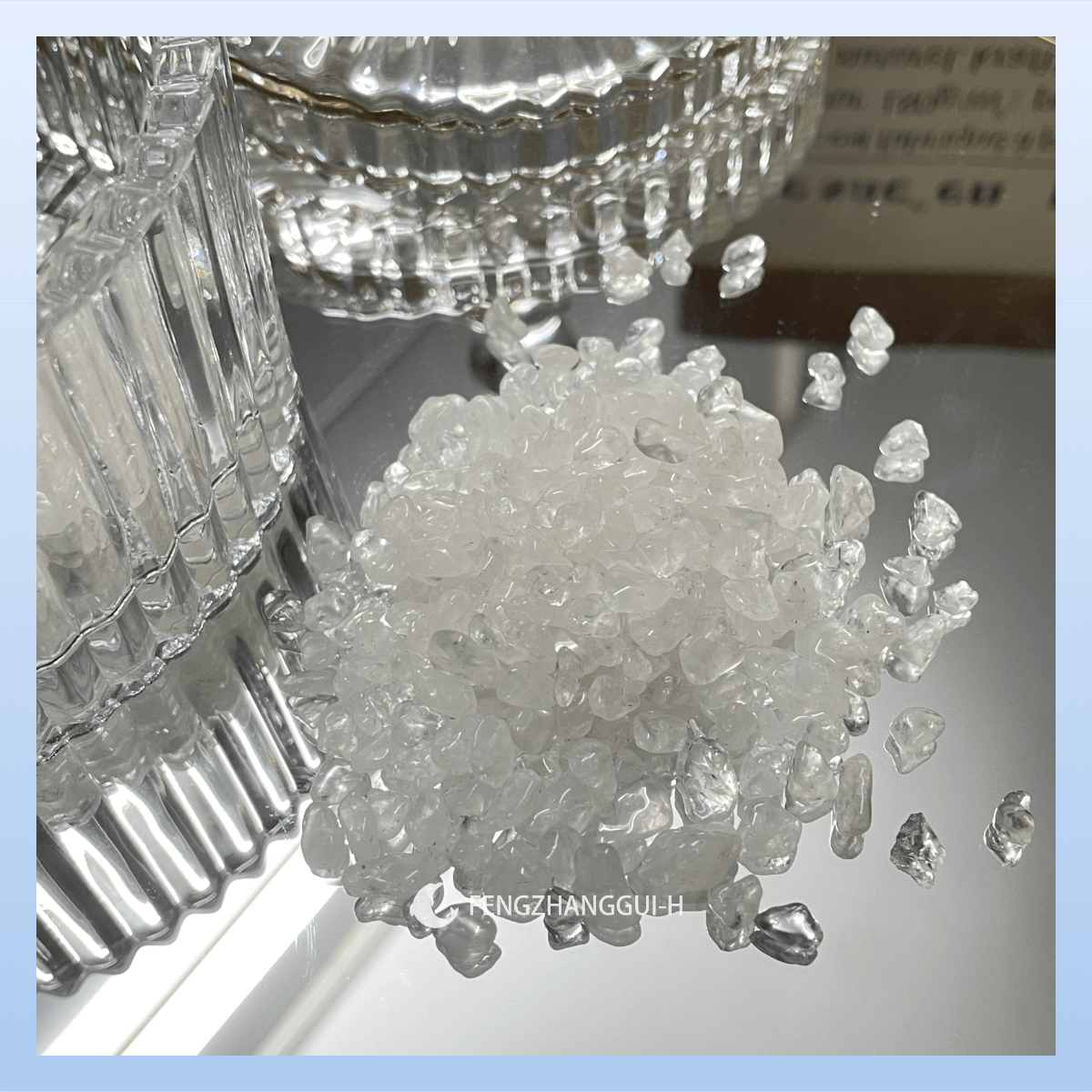 天然白水晶消磁石不规则原石白水晶消磁石散装白水晶碎石