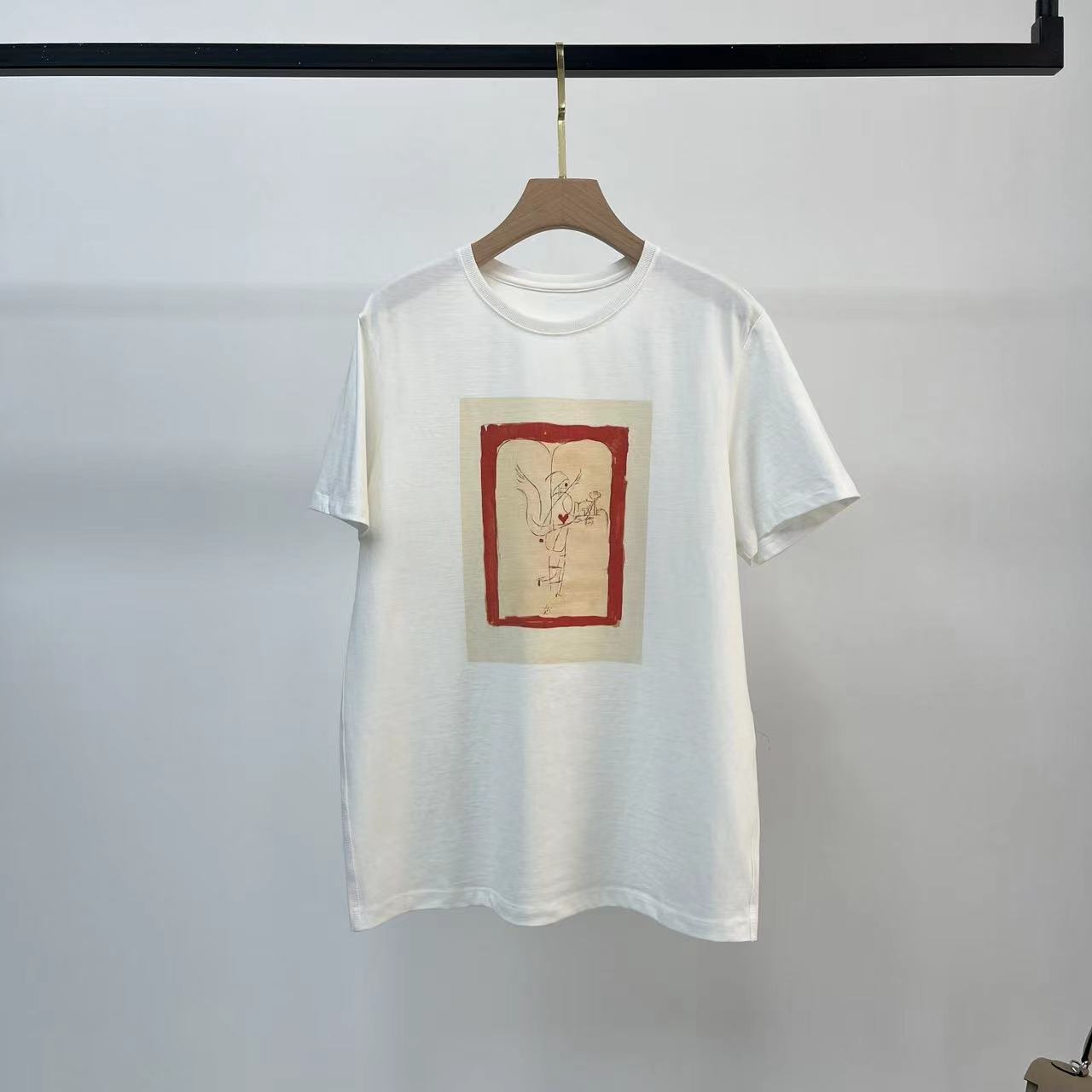 【理性的限制】休闲百搭印花T恤半袖女款YS2301076