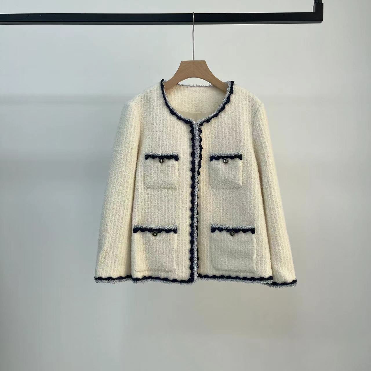 粗花呢短外套秋冬新款小香风气质百搭YW2307095