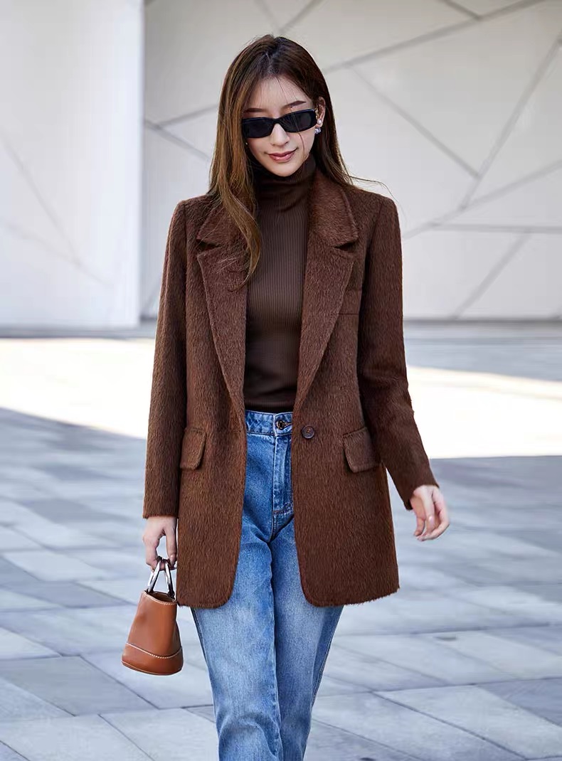 【艳紫】  长袖洋气时尚百搭夏季法式小众撤柜链接拍下备注气质白色