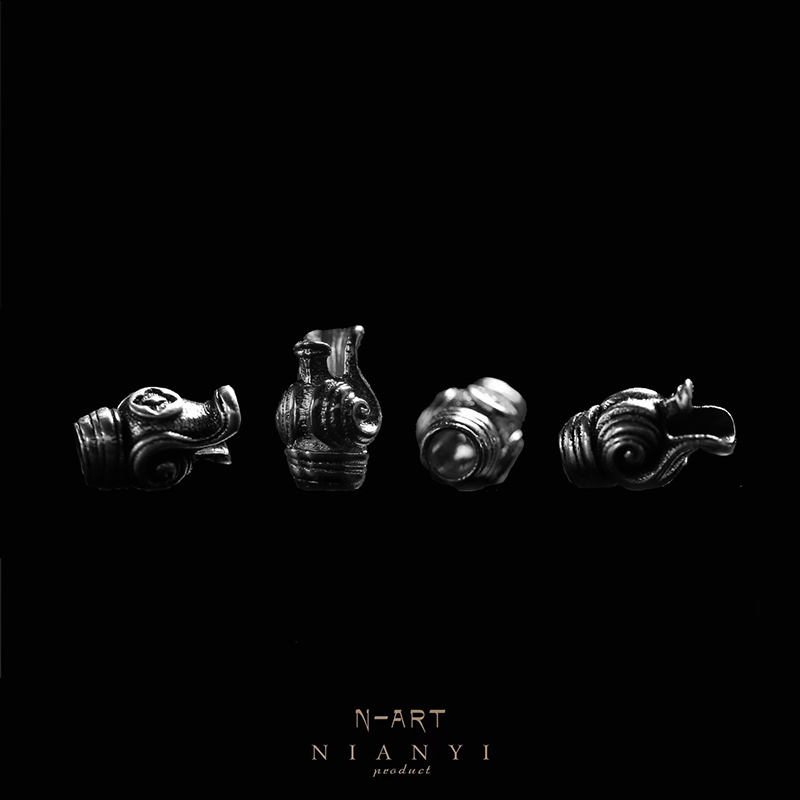 925银银制品 【N-ART】般若妙音  弟子珠  文玩菩提配饰