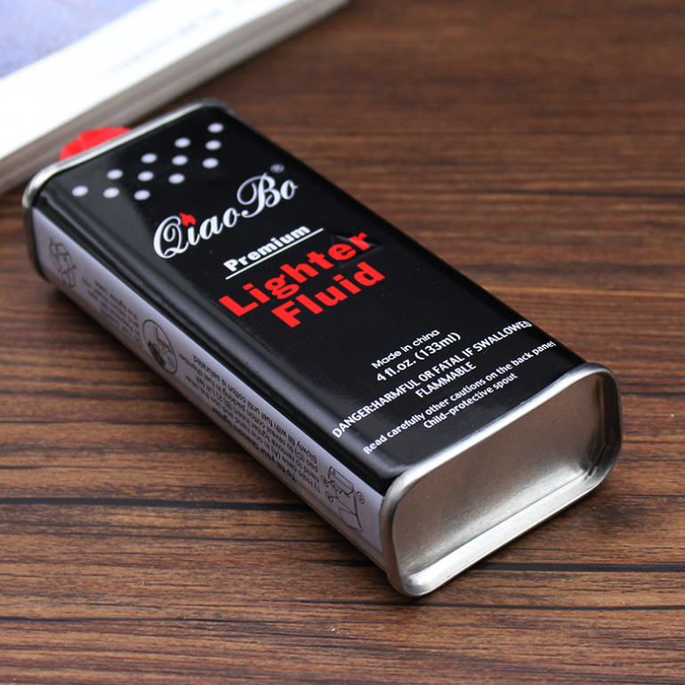 煤油打火机用油网红高档时尚黑色优质个性原装打火机油创意套盒