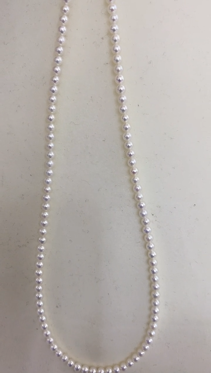 【闪购商品】淡水珍珠颈饰18K金镶嵌淡水项链3
