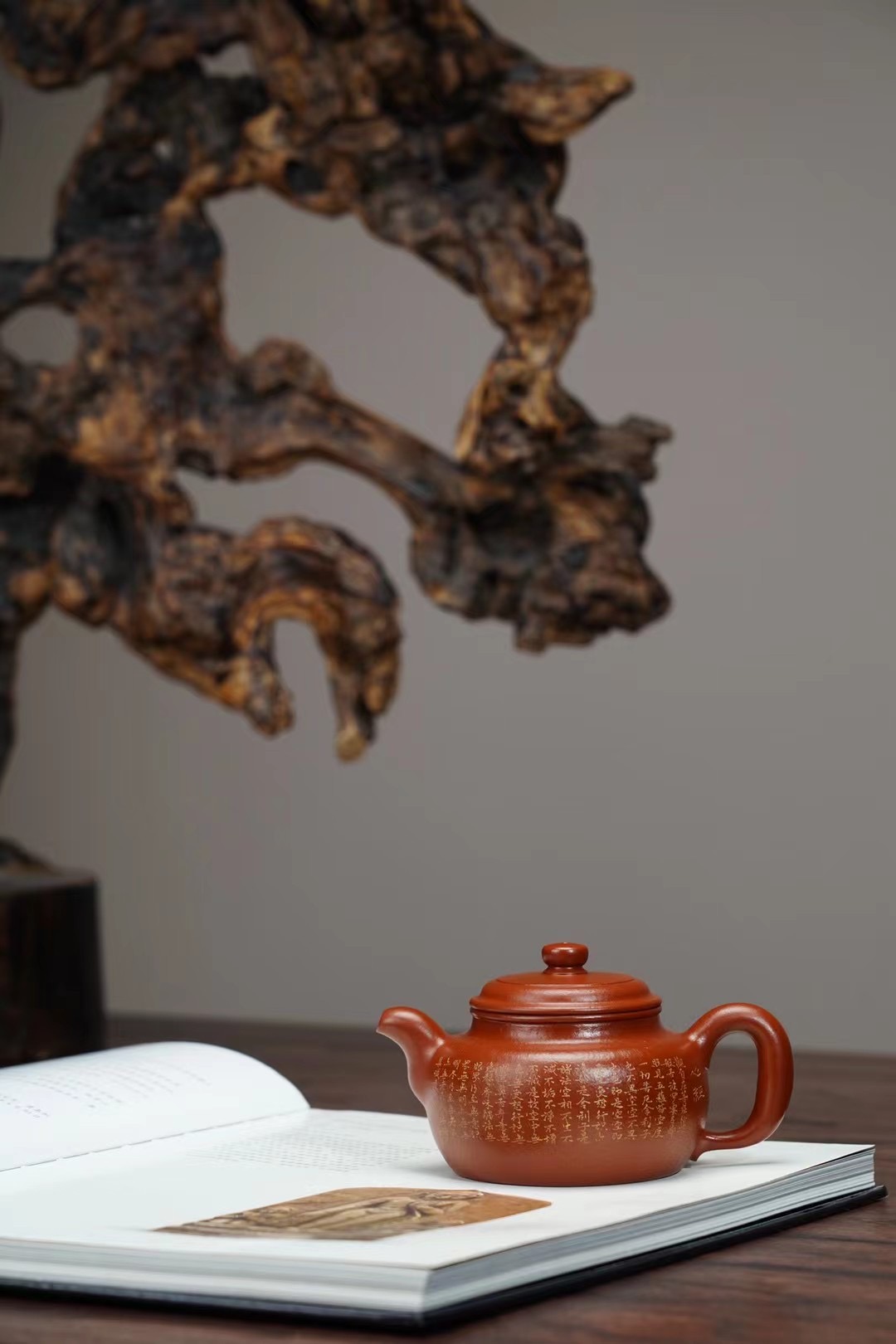 大蕴德钟全手制260cc原矿30目粗砂朱泥