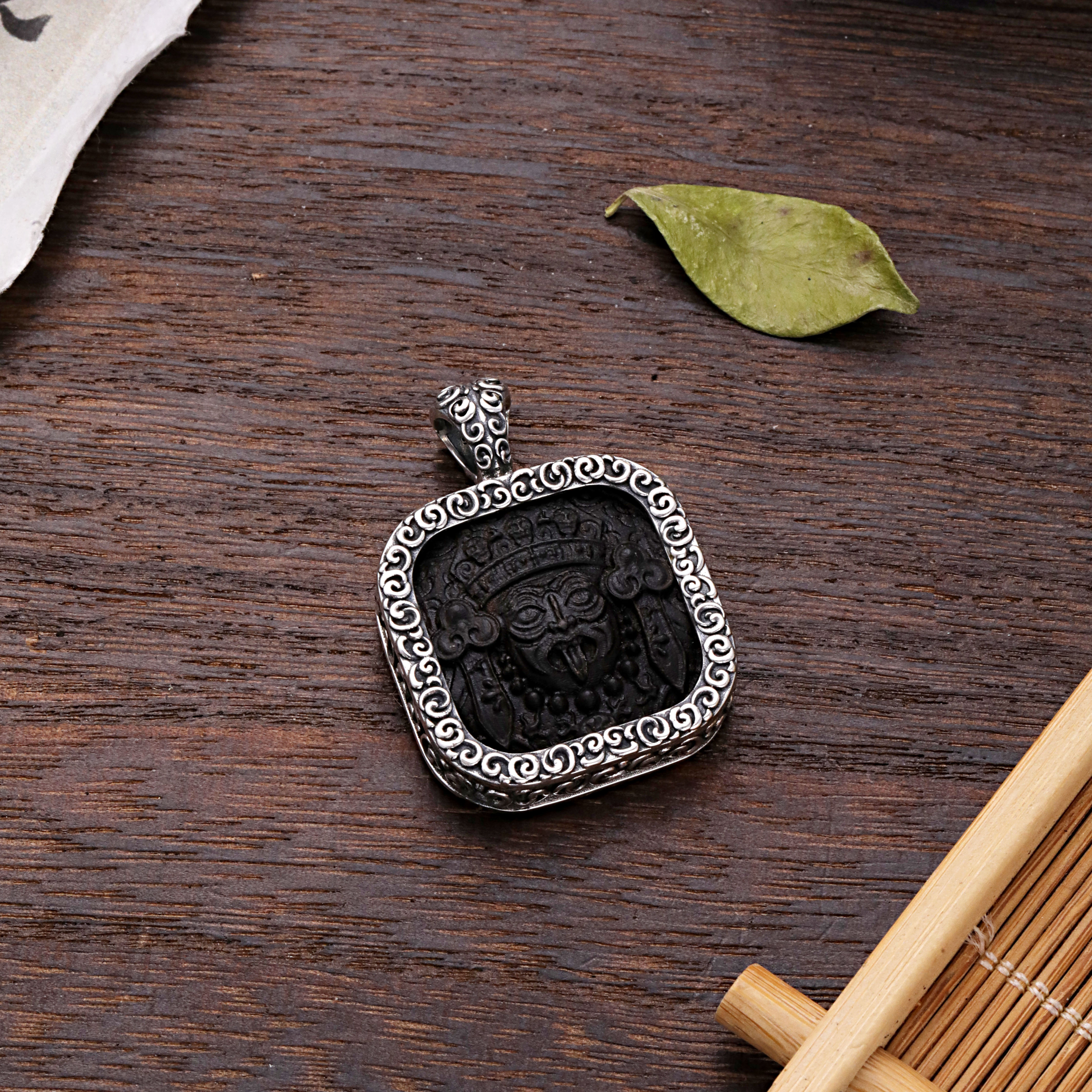 吊坠925银 M7289 扎基拉姆方牌吊坠