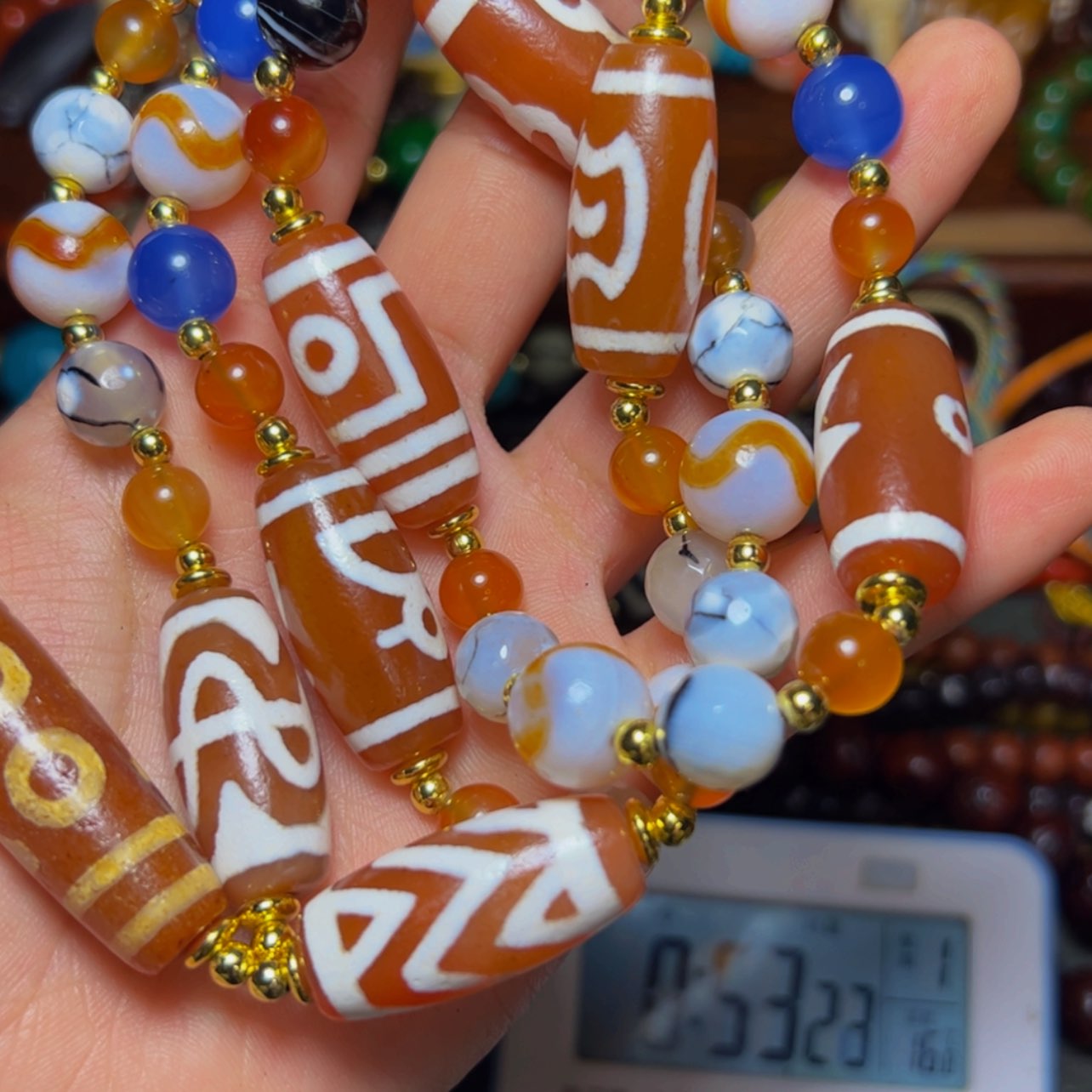 【闪购商品】琉璃颈饰月**酌