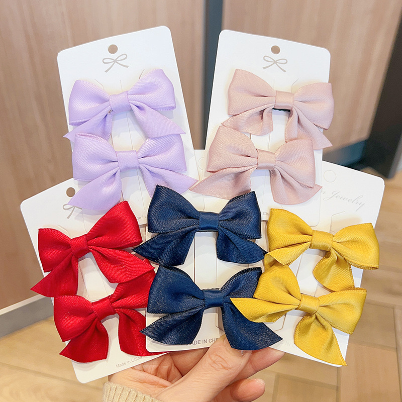 儿童发夹蝴蝶结头饰新款小女孩发饰女童夹子宝宝发卡甜美