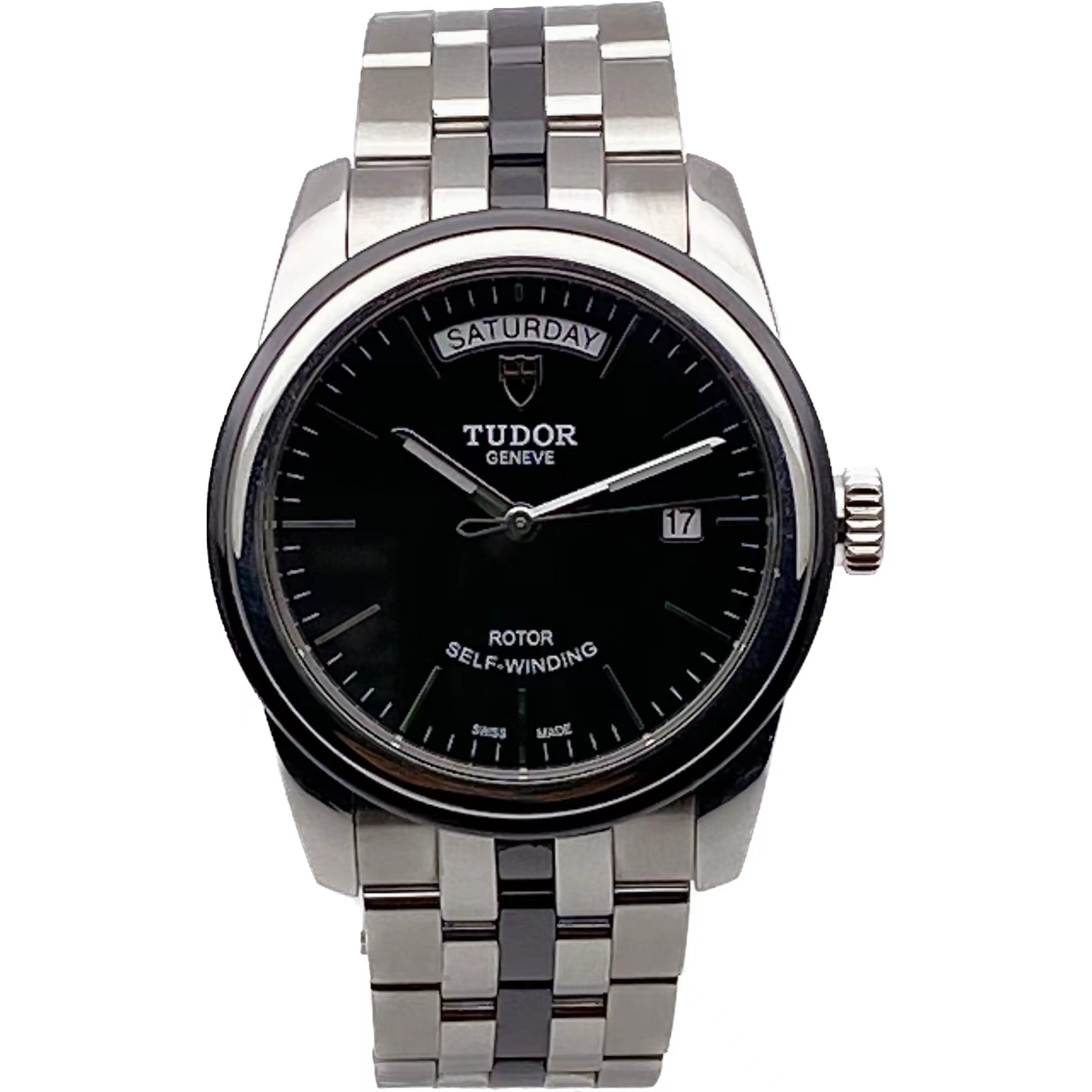 95新 TUDOR/帝舵 戏说名表/帝舵56010自动机械男表/经典黑盘