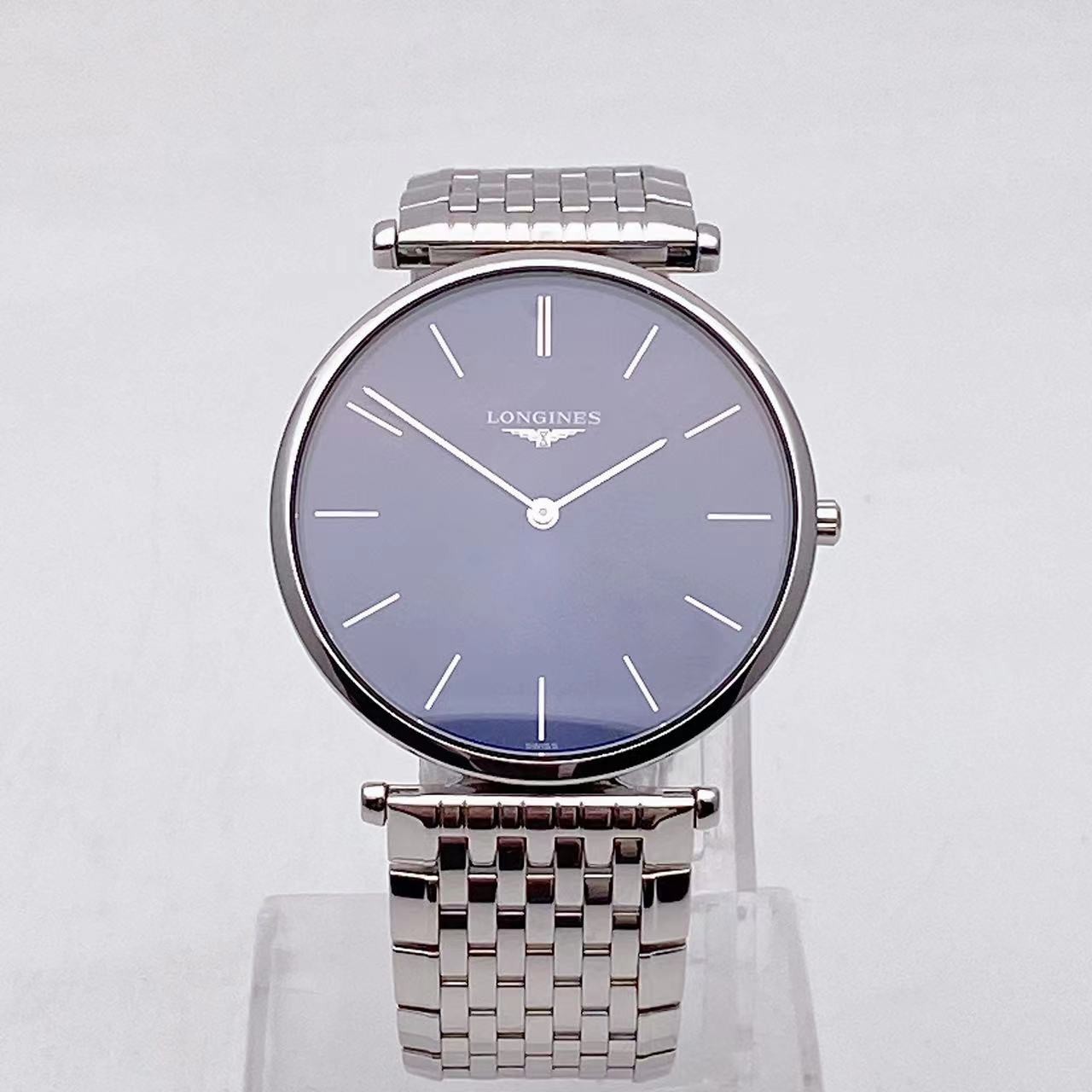 95新 Longines/浪琴 超薄嘉兰755石英男士腕表/瑞士原装经典时尚