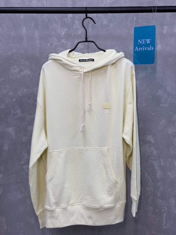 全新未使用 AcneStudios 柠檬黄连帽卫衣无吊牌 xs衣长73 胸围120