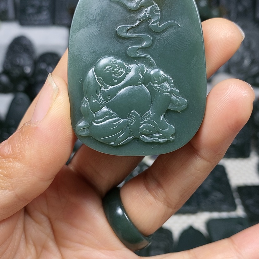 【闪购商品】和田玉（青玉）牌子未镶嵌缘*