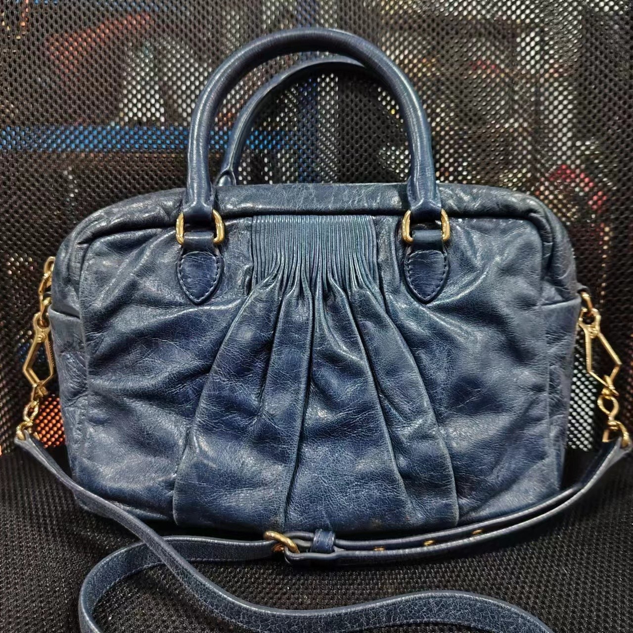 95新 MIU MIU/缪缪 乱乱子中古/女士/手提包/40416