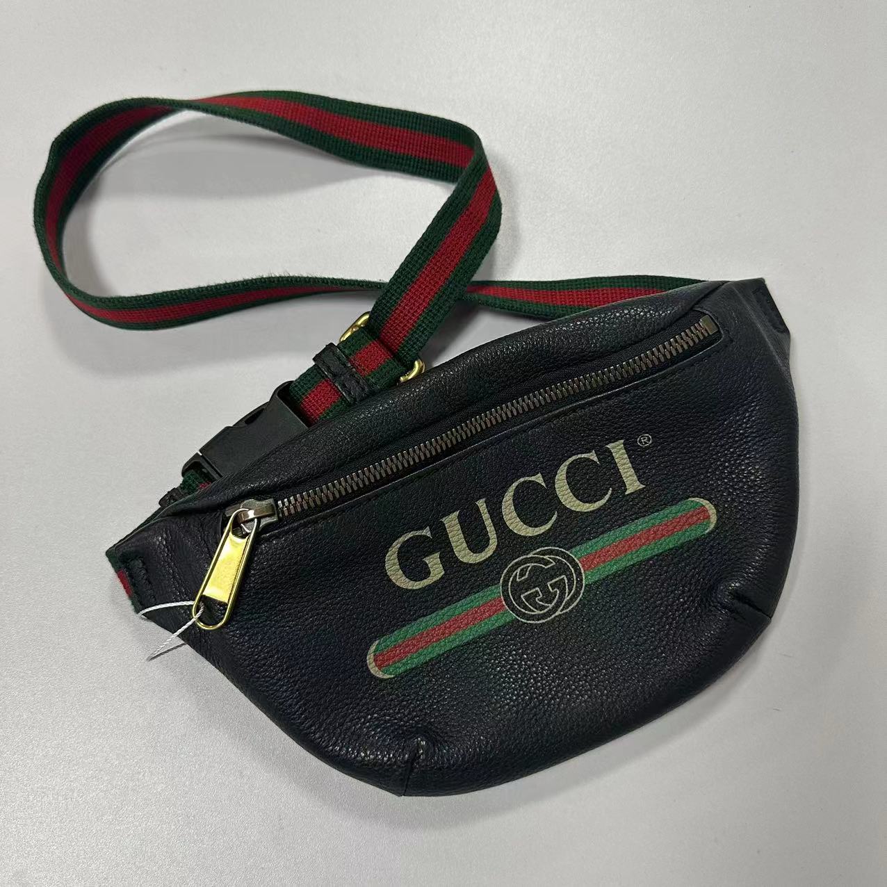 95新 GUCCI/古驰 乱乱子中古/女士/胸包/75086