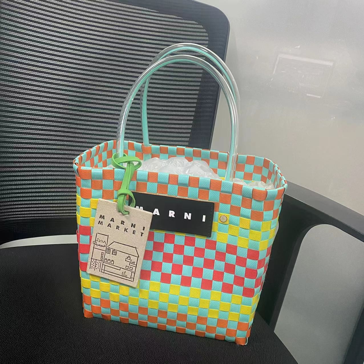 95新 MARNI 乱乱子中古/女士/手提包/38193