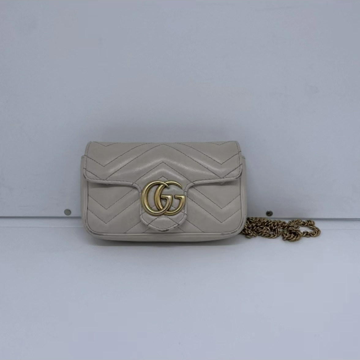 95新 GUCCI/古驰 乱乱子中古/女士/单肩包/42188