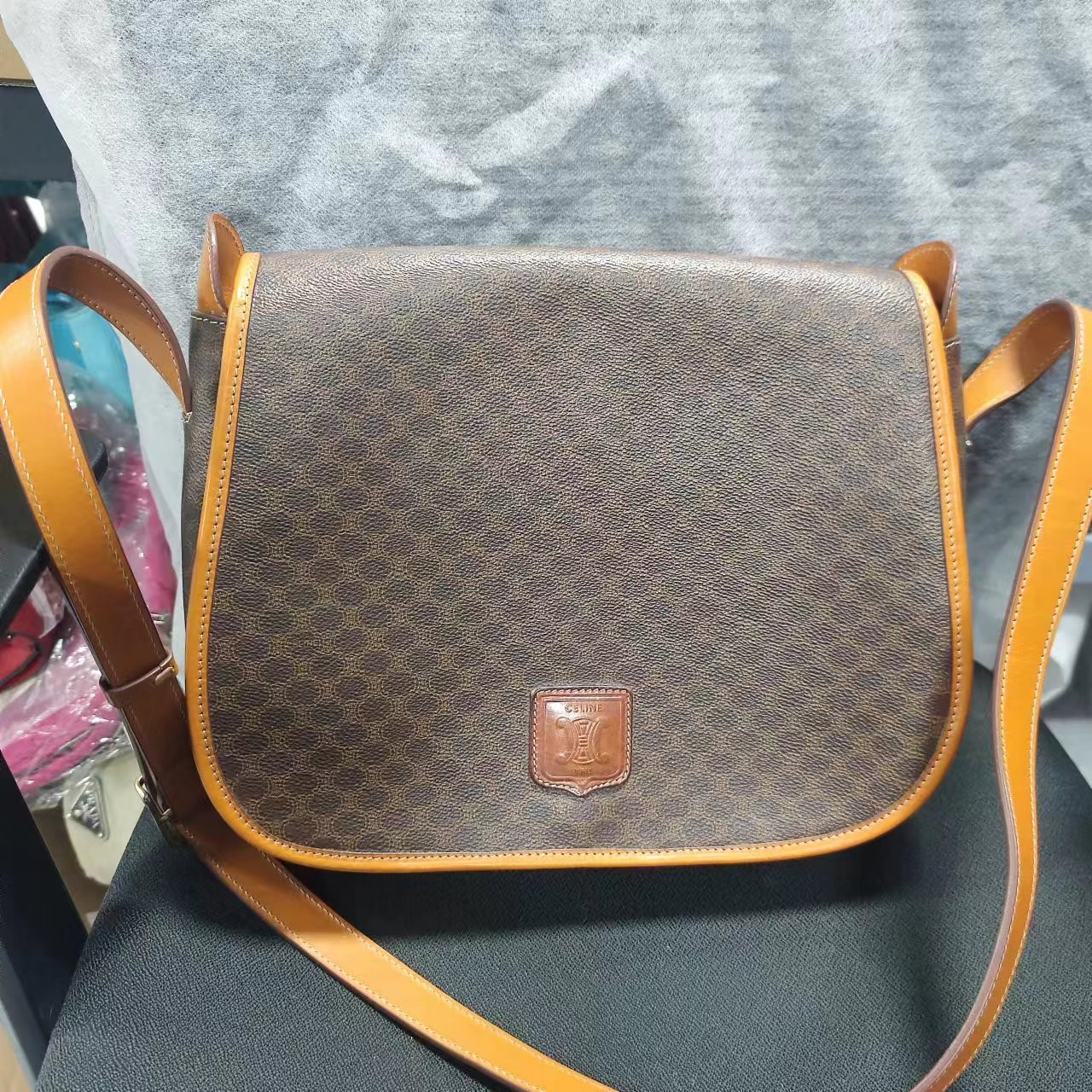 95新 Celine/思琳 乱乱子中古/女士/单肩包/40198