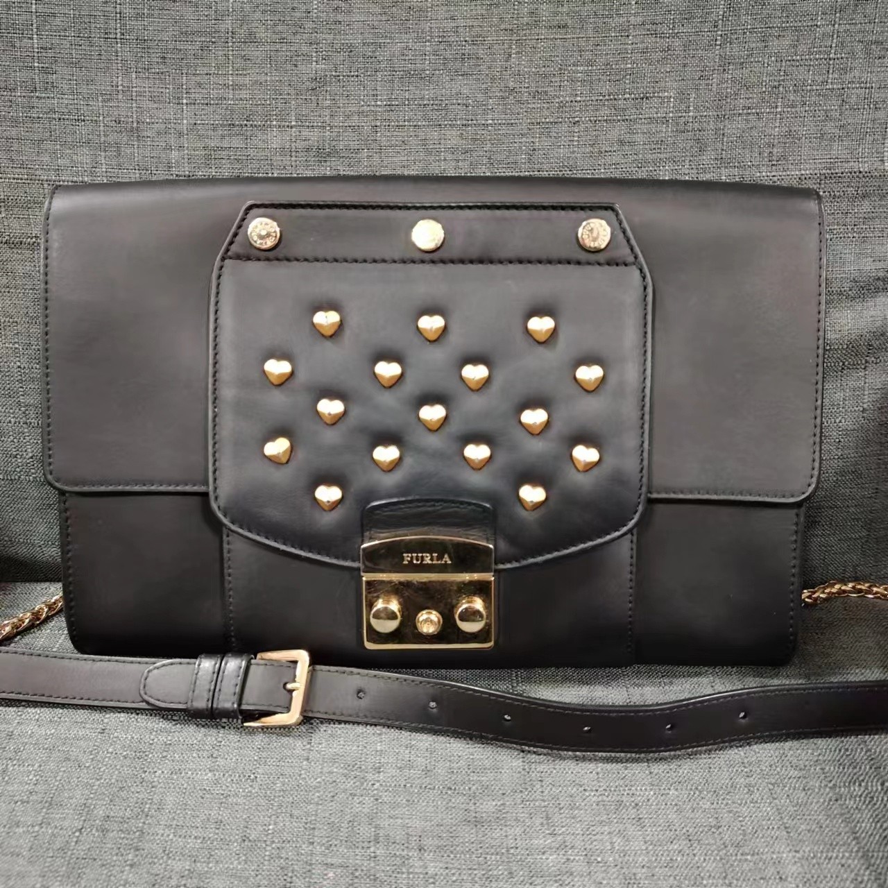 95新 FURLA/芙拉 乱乱子中古/女士/单肩包/39735