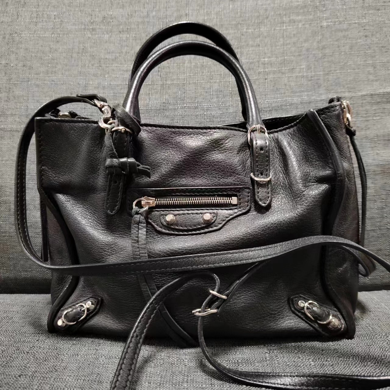 95新 Balenciaga/巴黎世家 乱乱子中古/女士/手提包/41946