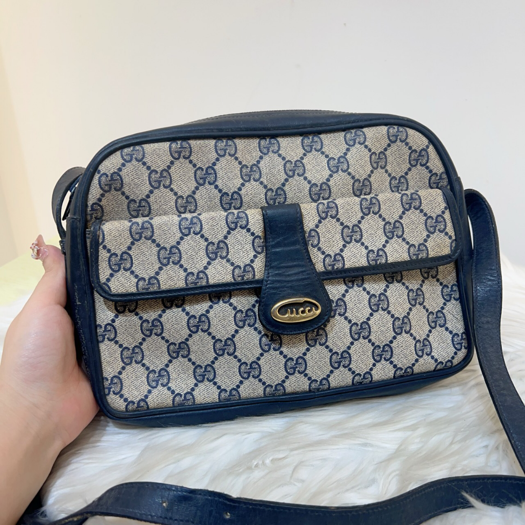 95新 GUCCI/古驰 乱乱子中古/女士/单肩包/41087