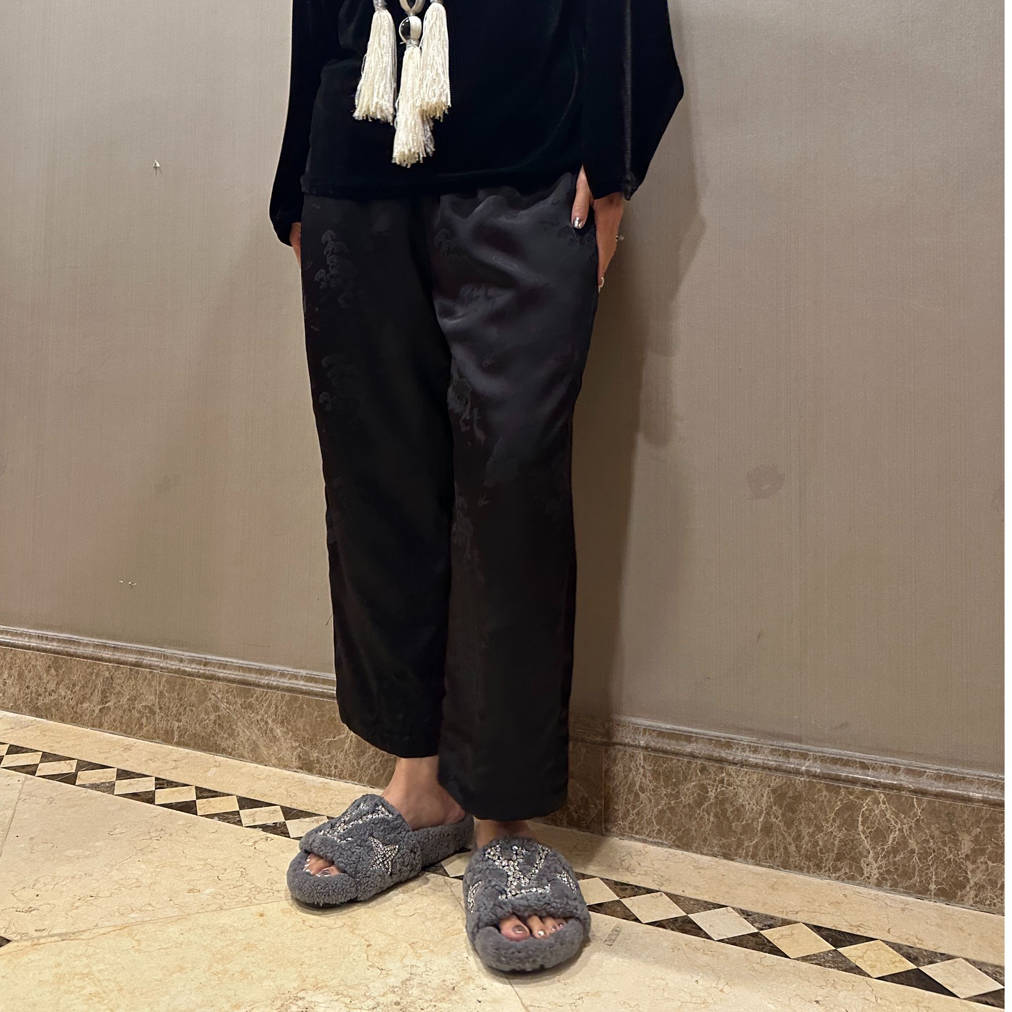 FL  6005 『无为夹棉款』新中式国风提花工艺时尚国风裤子休闲百搭 