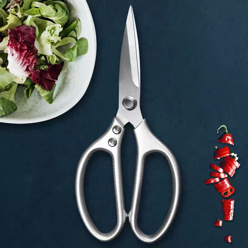 工业加厚剪刀锋利不锈钢家用剪纸办公室厨房剪子多功能辅食菜鸡鸭