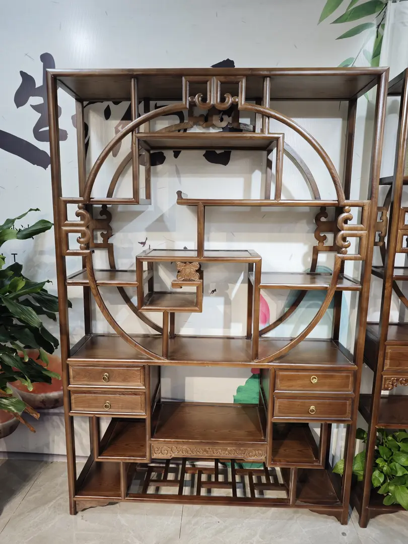 1.2/1.3镂空款多宝阁置物架客厅隔断展示柜储物架新中式居家好物