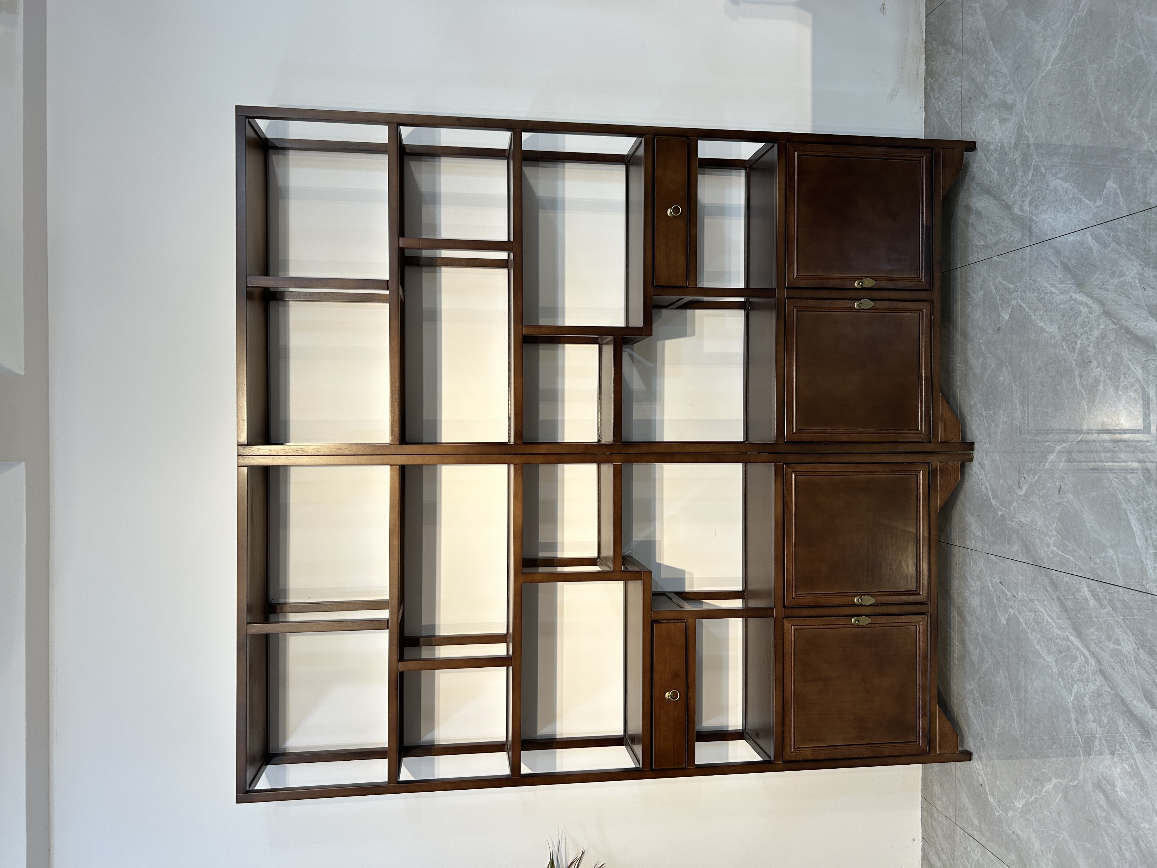 中书博古架新中式76/86置物柜居家好物书柜置物架储物柜隔断柜