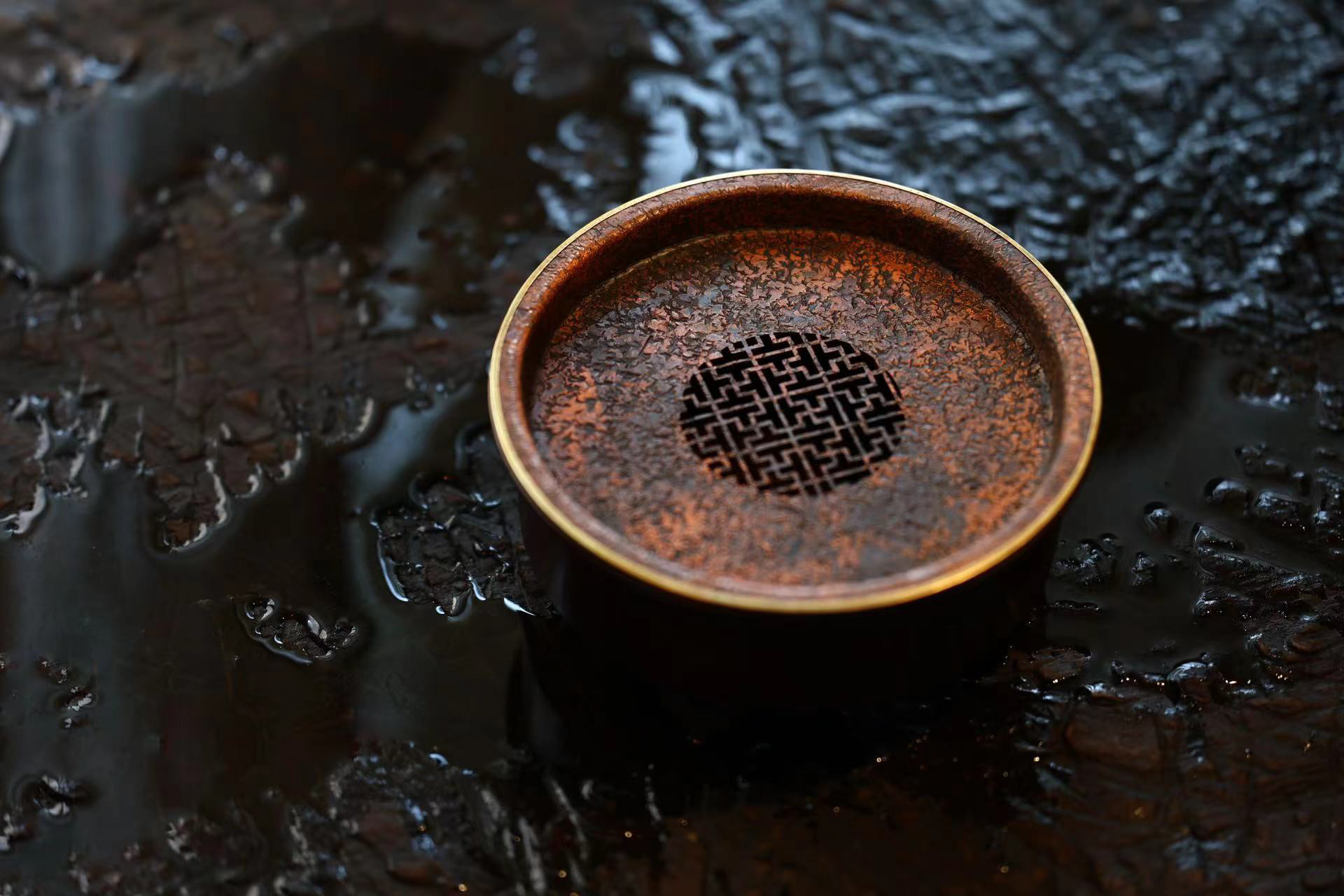 昭和大正红点铜炉翻造壶承杯承