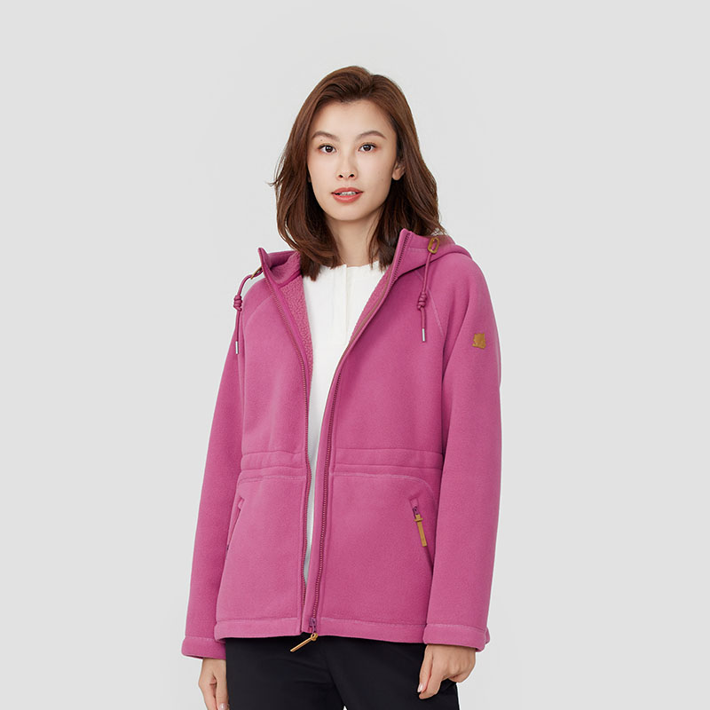LAFUMA乐飞叶户外秋冬加厚Polartec抓绒衣女摇粒绒外套LFJA4DR86