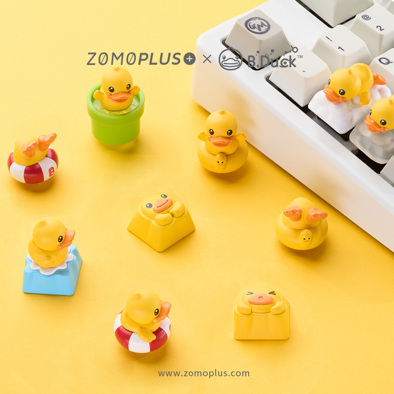 ZOMOXB.Duck小黄鸭联名键帽礼物个性机械磁轴键盘单颗无线可爱