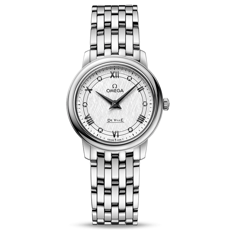 99新 Omega/欧米茄 碟飞石英女士二手表424.10.27.60.52.002