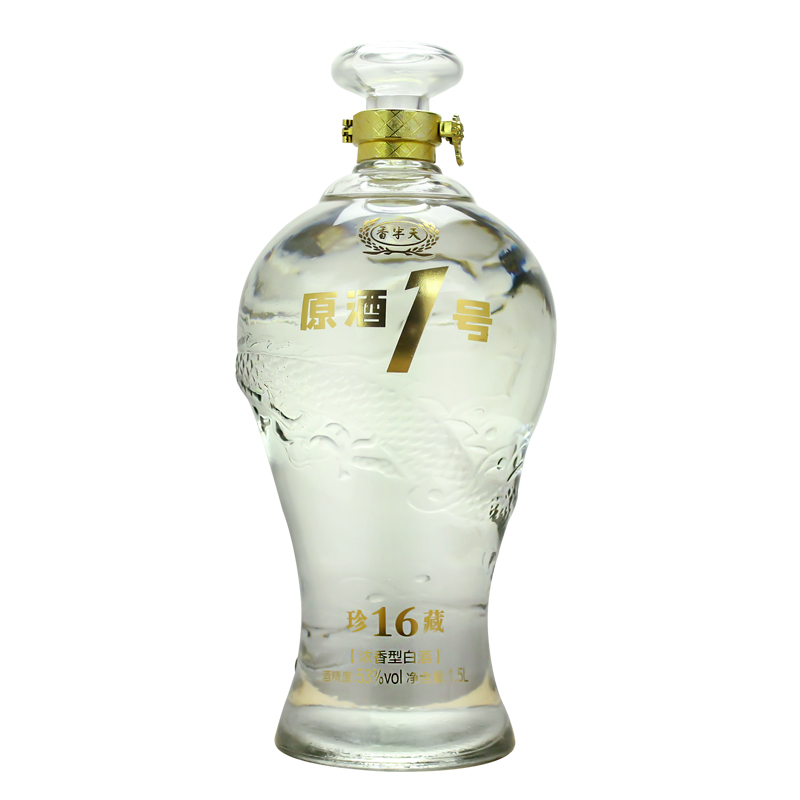 香半天（6）浓香型53度固态法纯粮白酒1500毫升玻璃坛53度1500ml