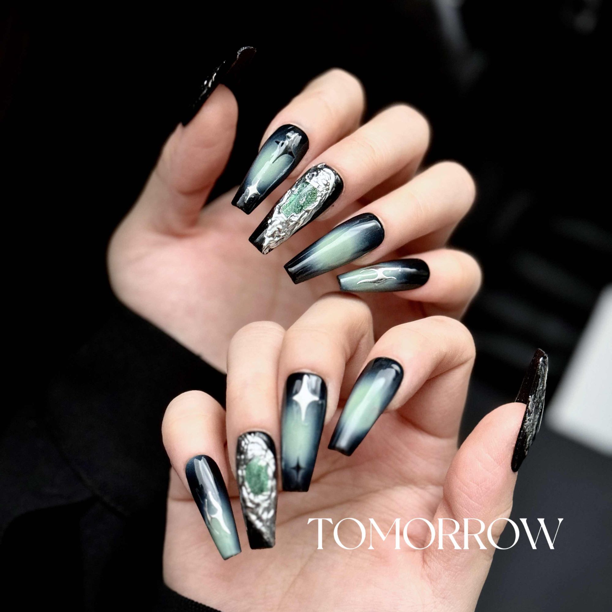 【阿尔忒弥斯】暗黑 超长T 重工 纯手工穿戴甲