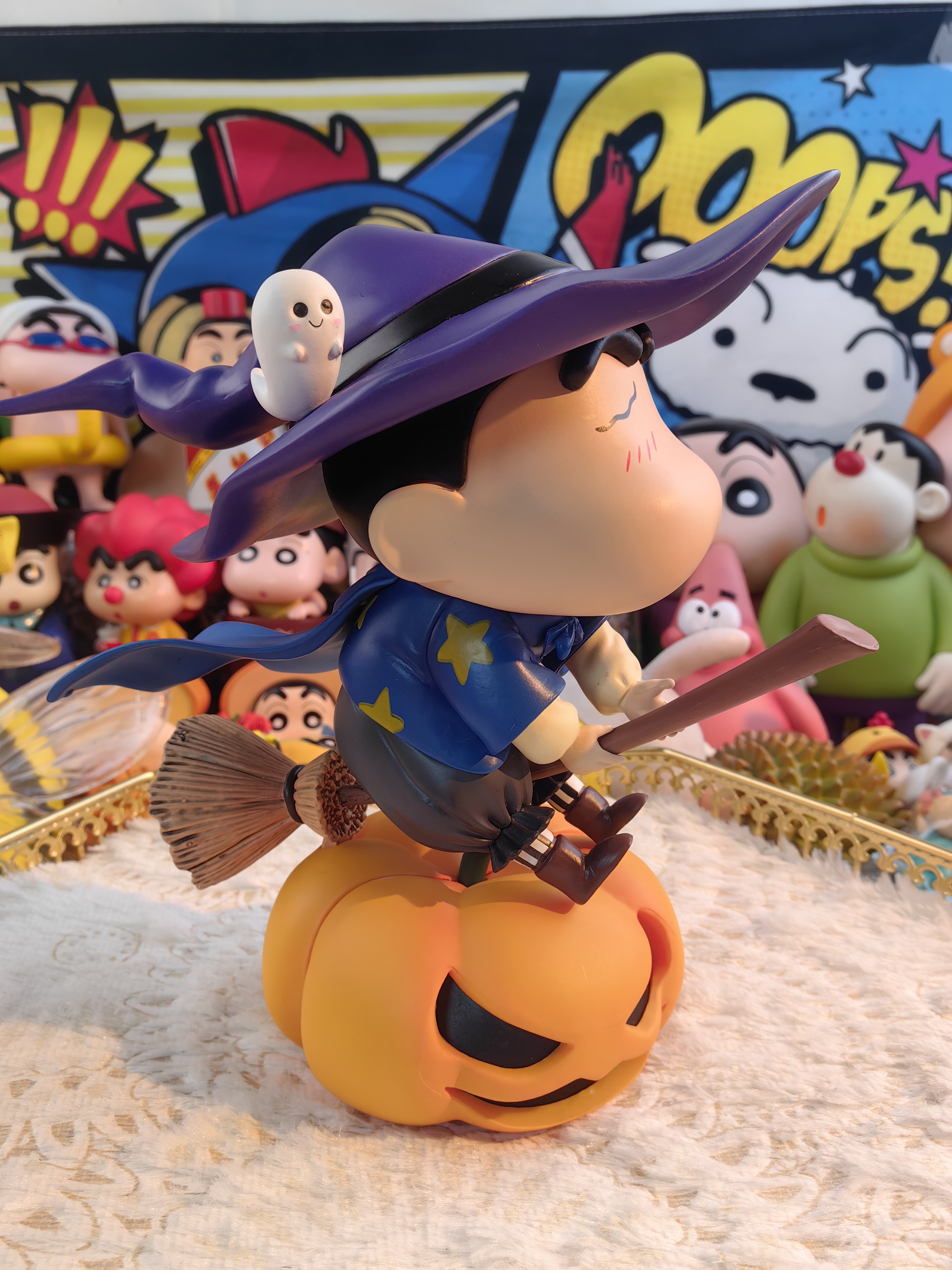 【南瓜小新】蜡笔小新 车摆件 家居摆件 礼物 玩具 DIY