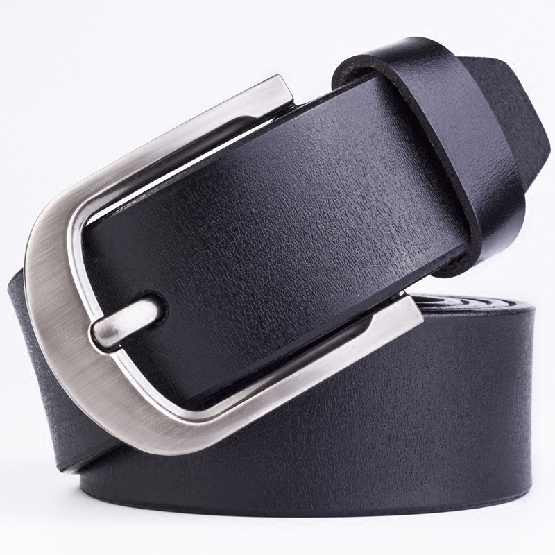 男士真牛皮皮带高档真皮时尚休闲腰带复古商务年轻人牛仔裤腰带