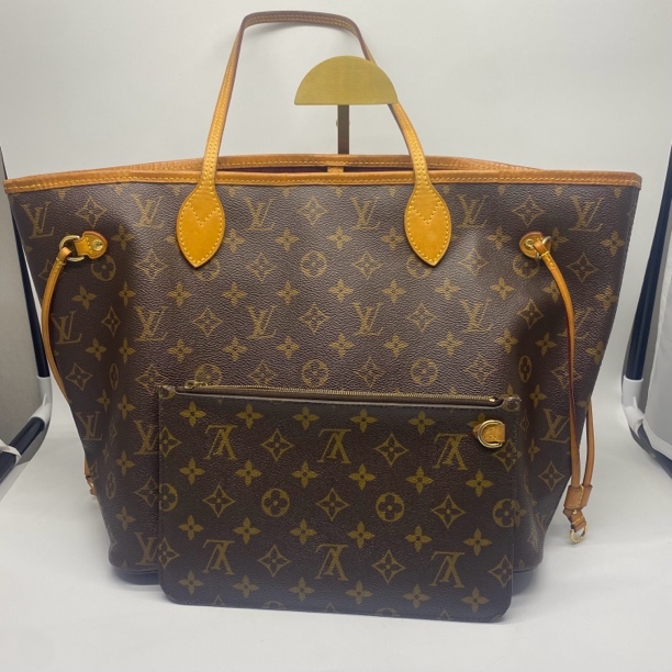 95新 LouisVuitton/路易威登 叶奢中古/NF中号有子袋