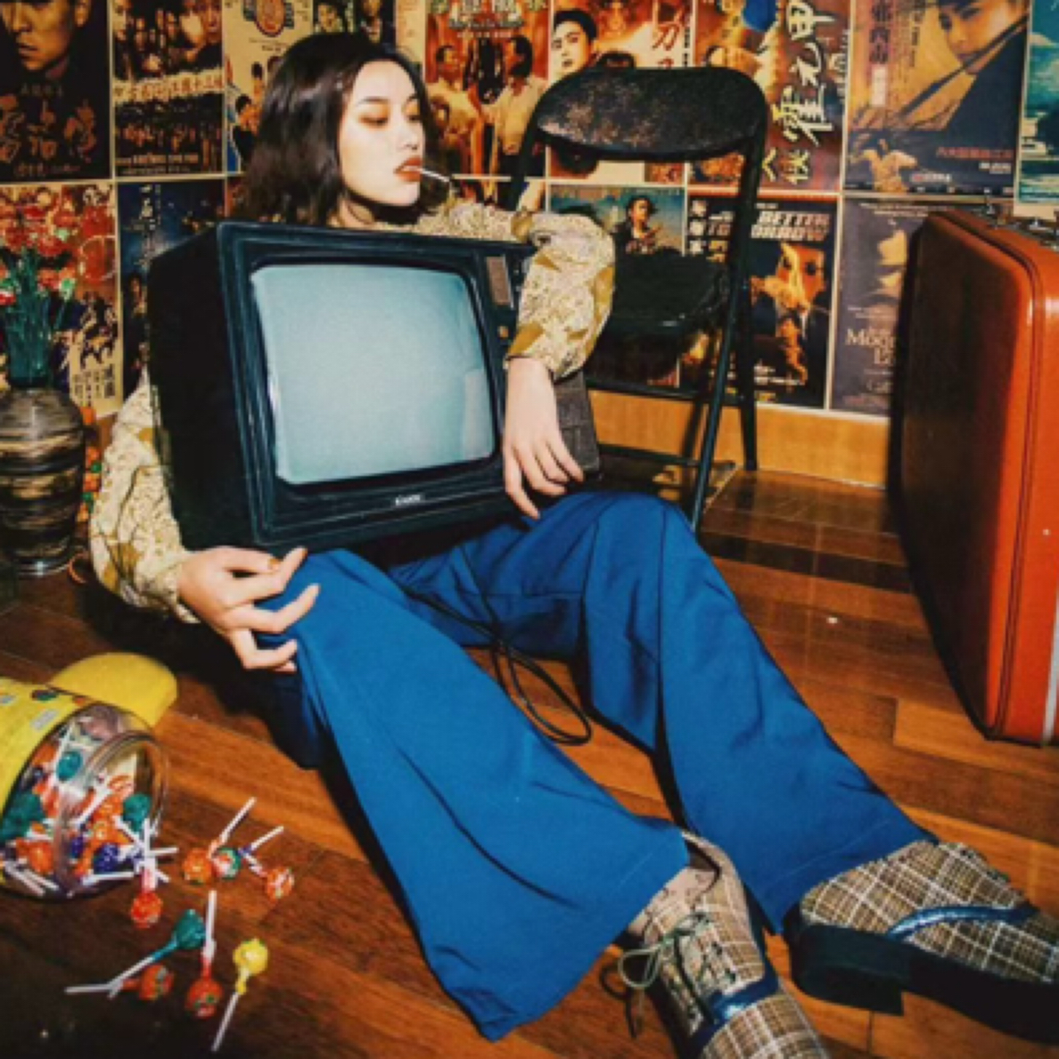 花九vintage复古外套