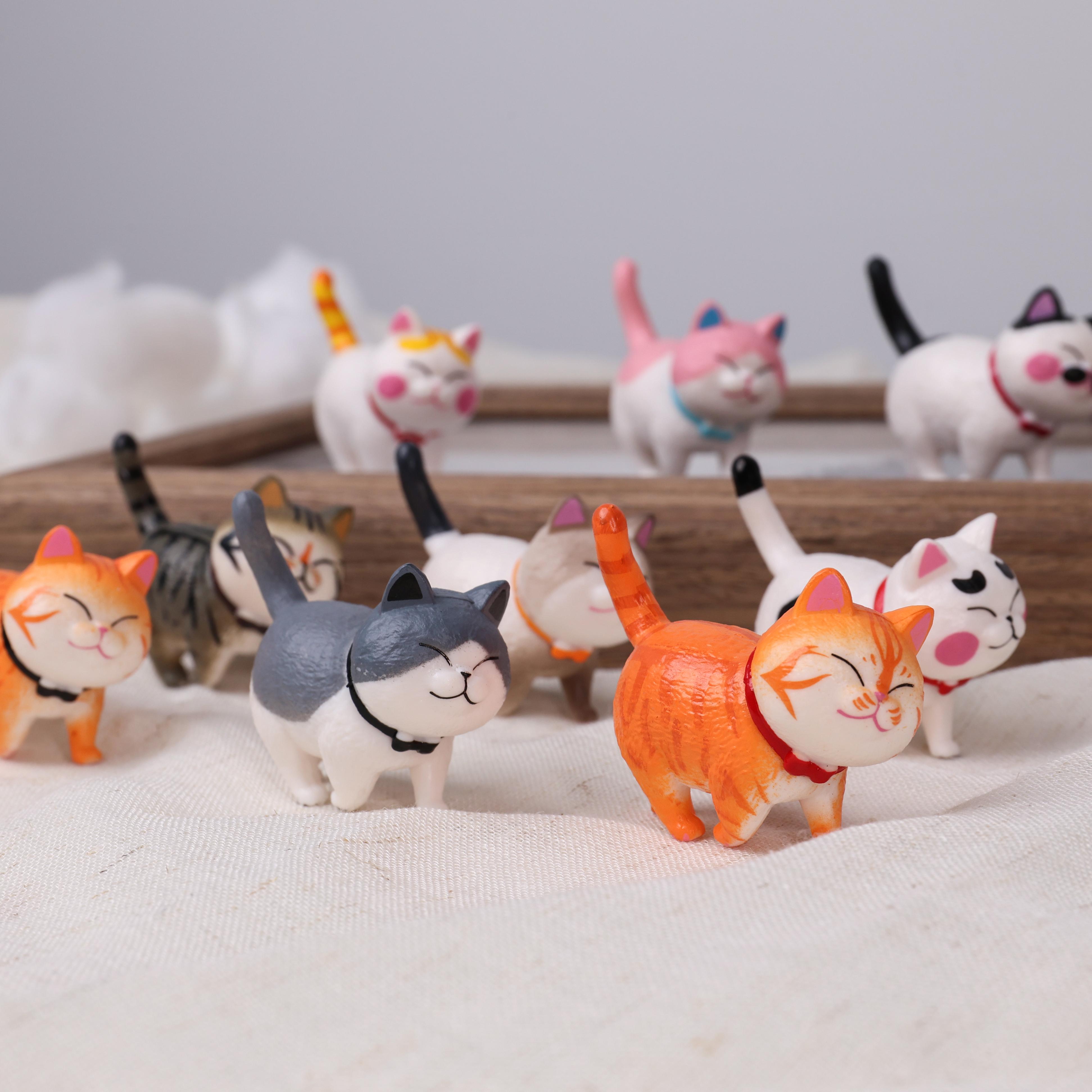 【直播间拆】许愿+对对碰元气猫猫咪玩具盲盒盲袋装饰品摆件DIY