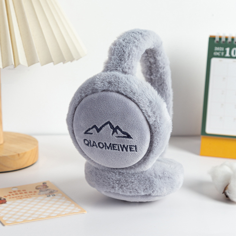 中大童冬季时尚洋气百搭保暖耳罩儿童小孩学生休闲耳包防寒毛绒潮