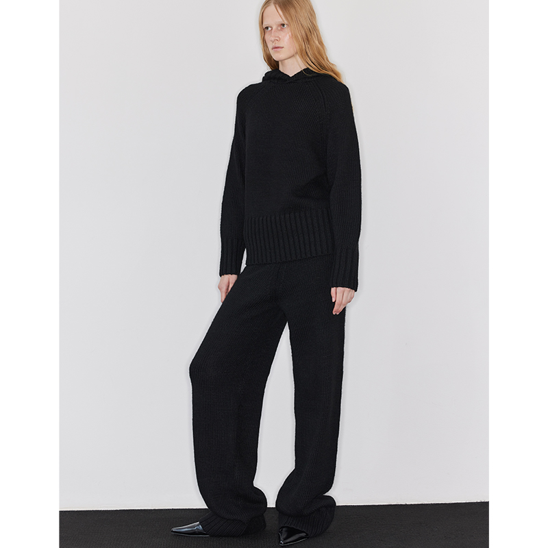 WEARABLE EVENT经典带帽毛衫套头